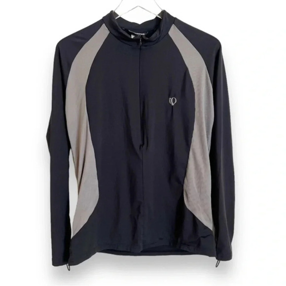 Pearl Izumi Half Zip Pullover Cycling Shirt Top With Back Zipper Pocket‎ Large - Picture 1 of 5